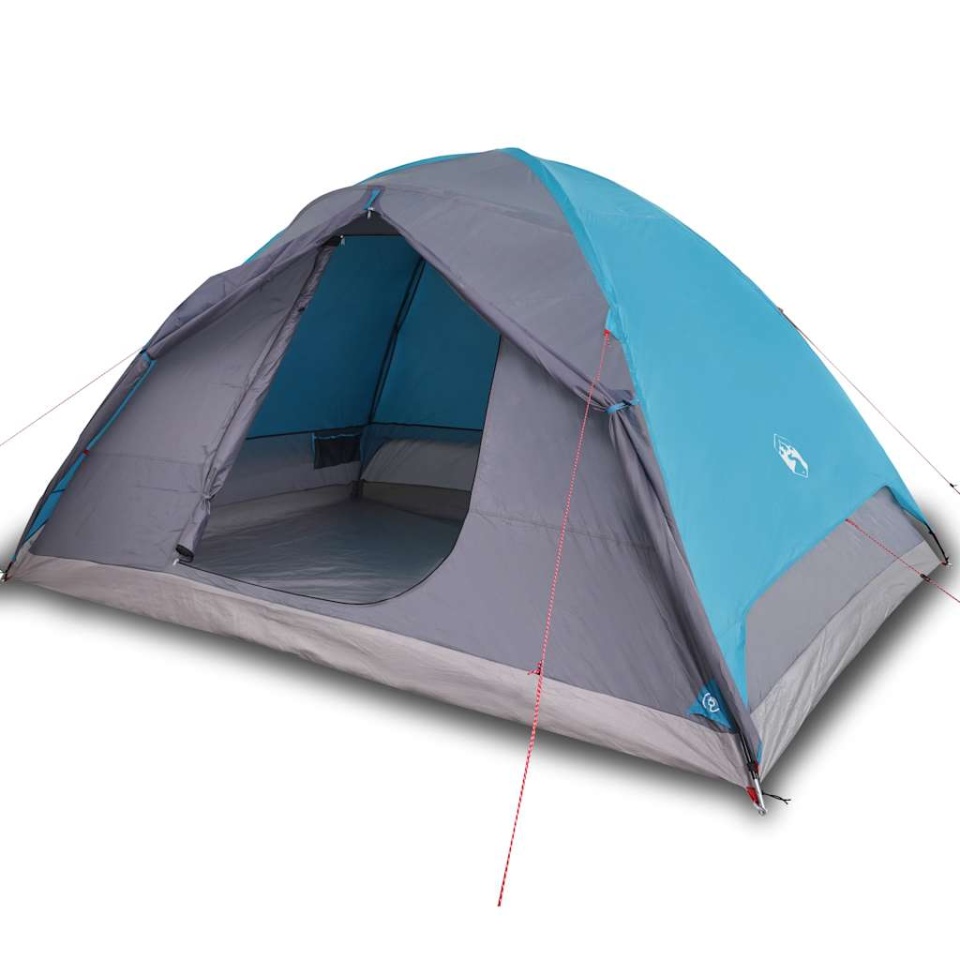 Cort de camping cupolă pentru 6 persoane, albastru, impermeabil - 1 | YEO