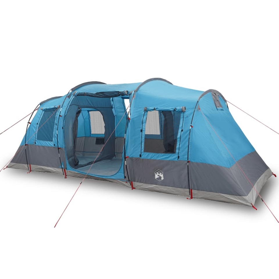 Cort de camping tunel pentru 4 persoane, albastru, impermeabil - 1 | YEO
