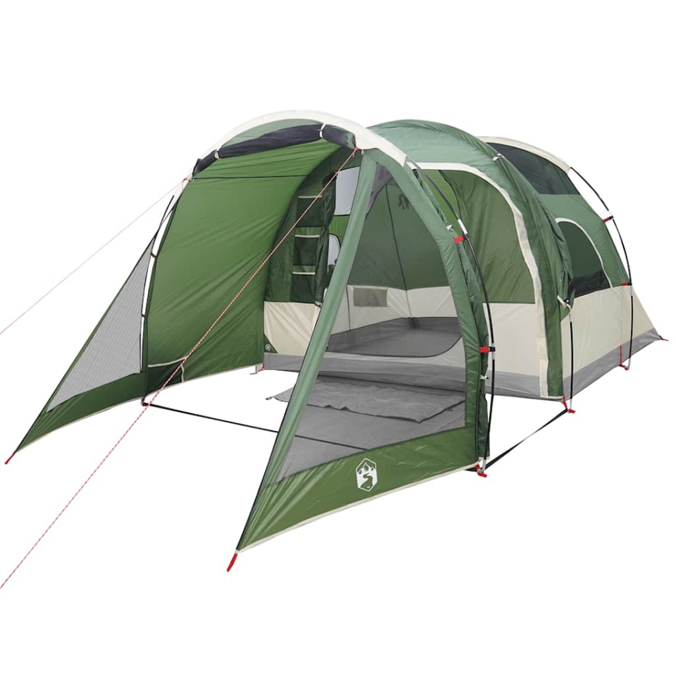 Cort de camping tunel pentru 4 persoane, verde, impermeabil - 3 | YEO