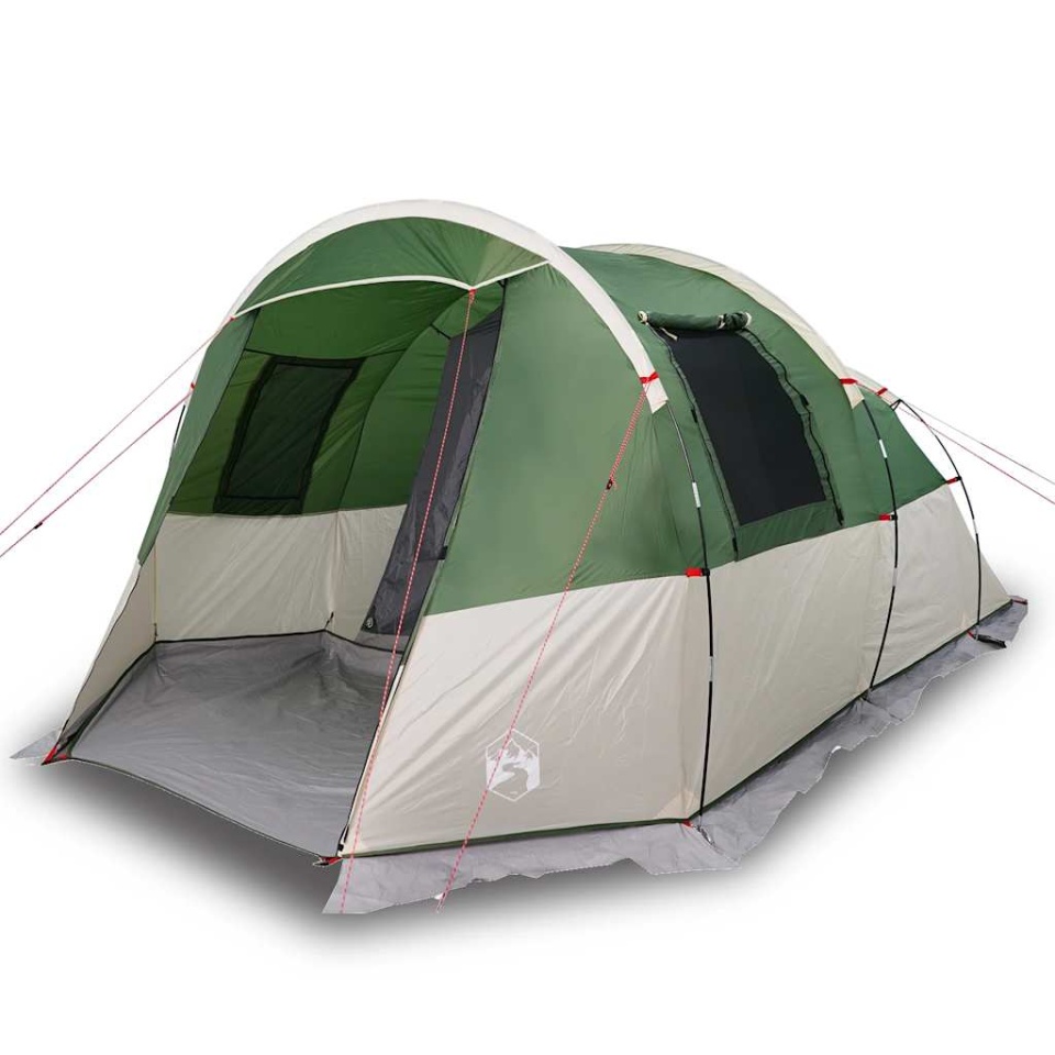 Cort de camping tunel pentru 4 persoane, verde, impermeabil - 3 | YEO