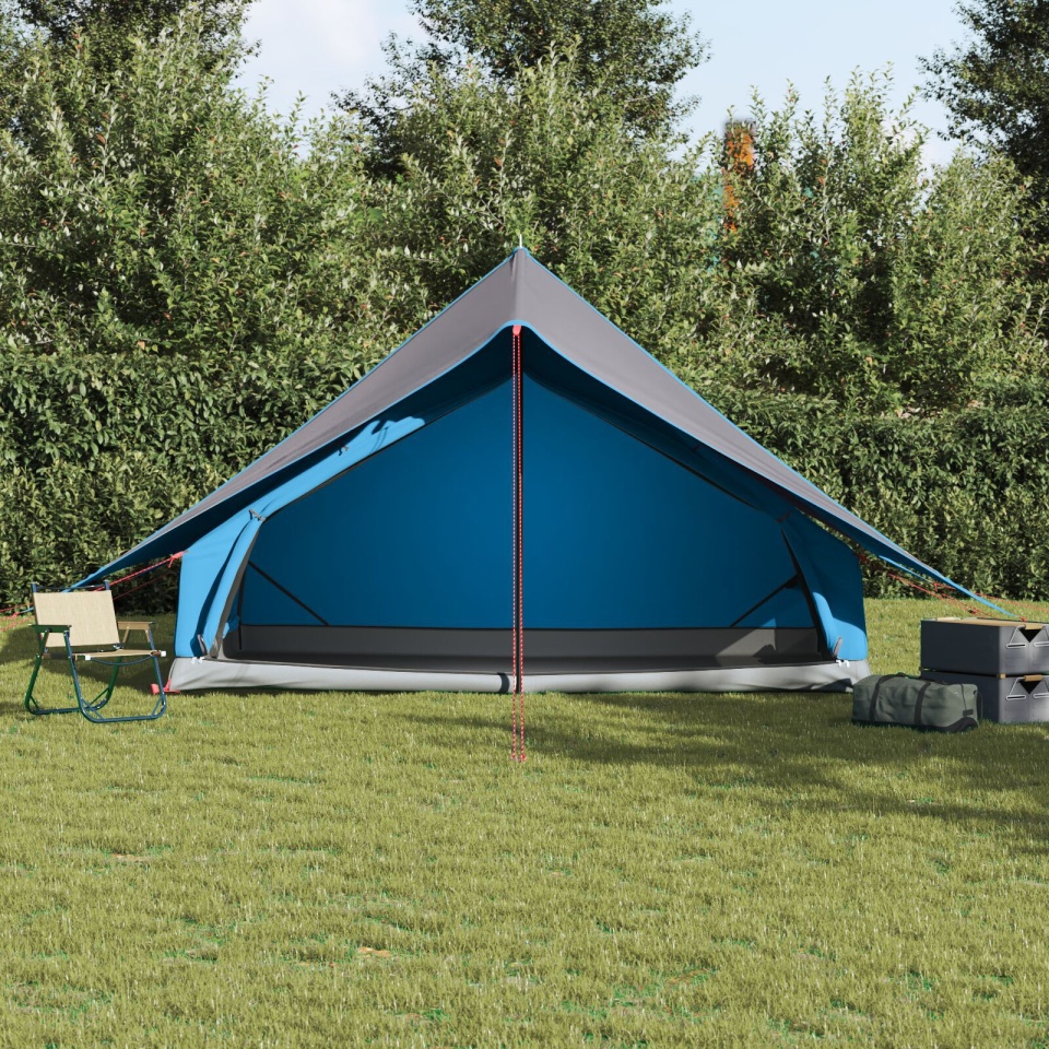 Cort de familie A-Frame 7 persoane Albastru Impermeabil - 3 | YEO