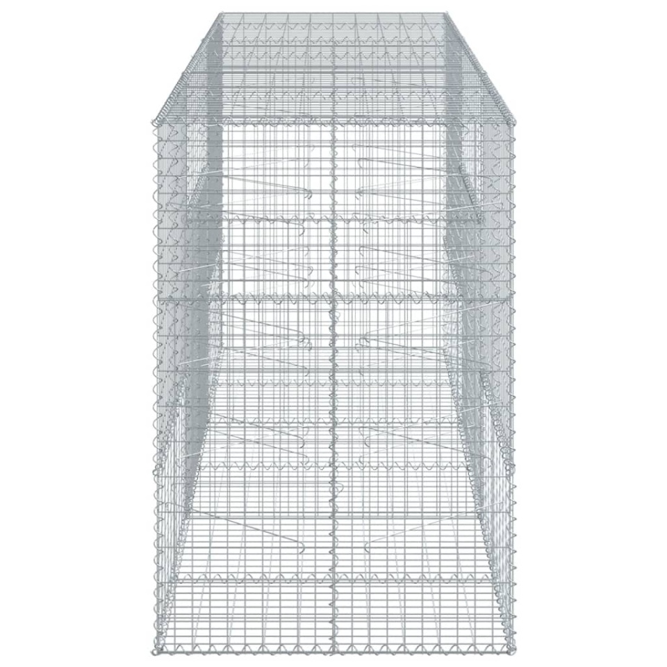 Coș gabion cu capac, 300x100x150 cm, fier galvanizat - 3 | YEO