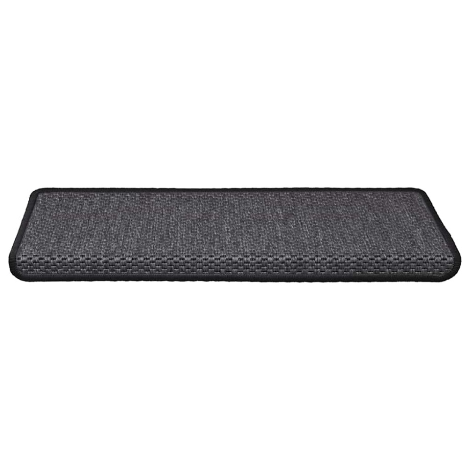 Covorașe autoadezive scări 30 buc antracit 65x21x4 aspect sisal - 2 | YEO