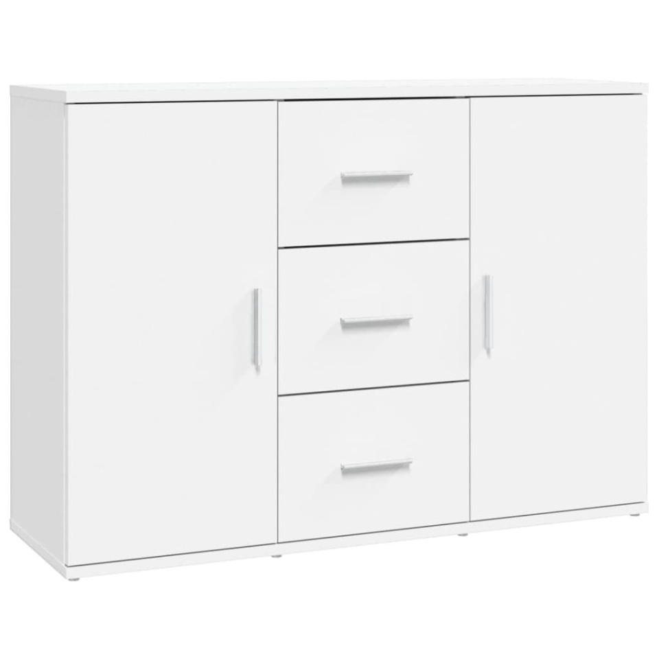 Dulap, alb, 91x29,5x65 cm, lemn prelucrat - 1 | YEO