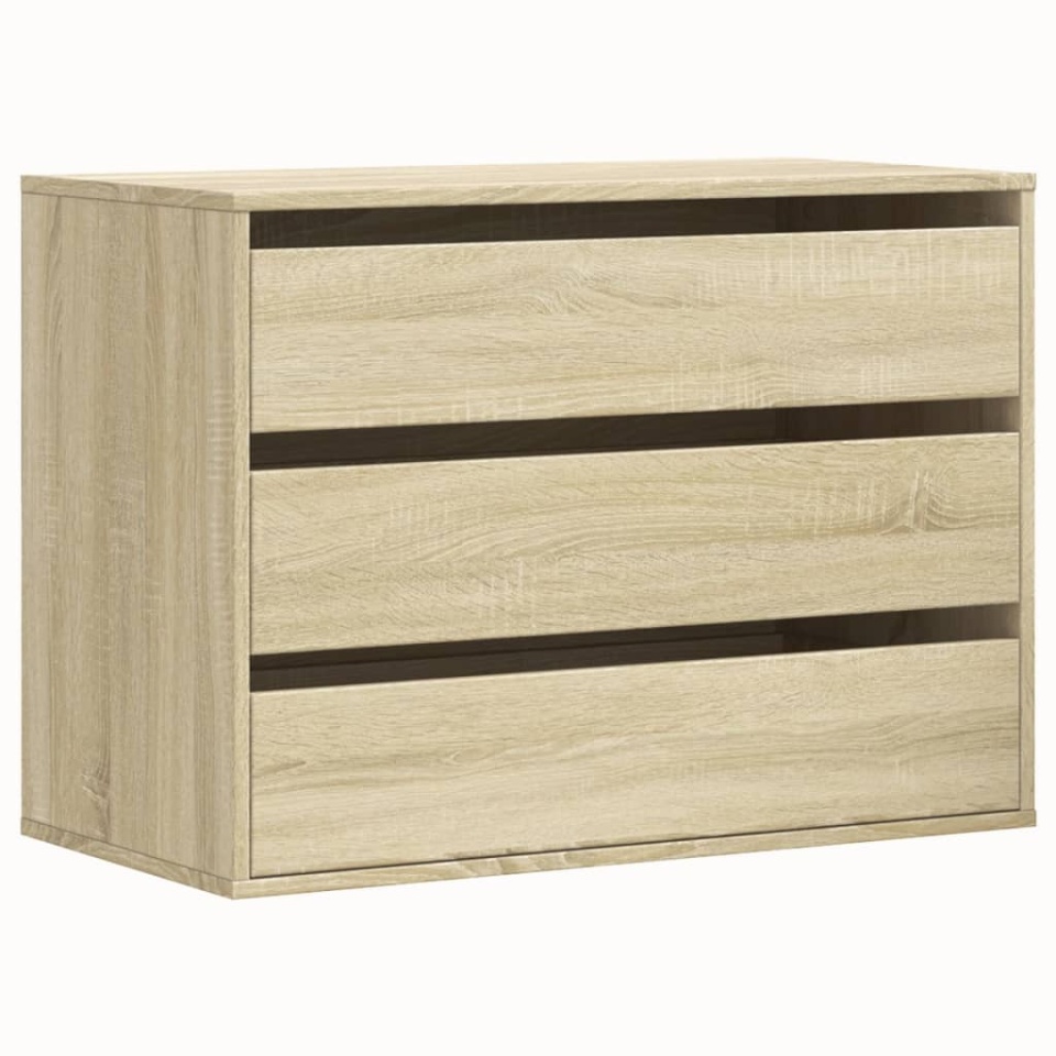 Dulap colț cu sertare stejar sonoma 80x41x58 cm lemn prelucrat - 1 | YEO