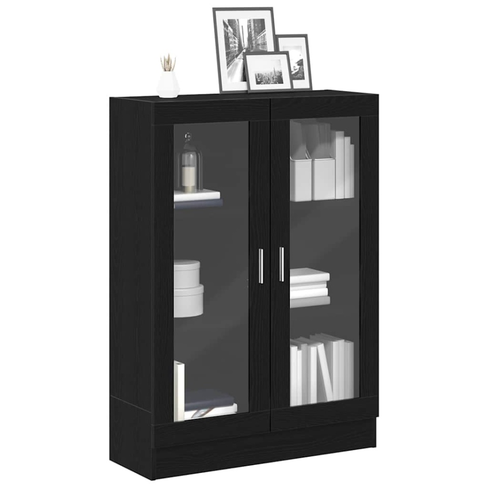 Dulap cu cărți stejar negru 82,5x30,5x115 cm lemn prelucrat - 3 | YEO