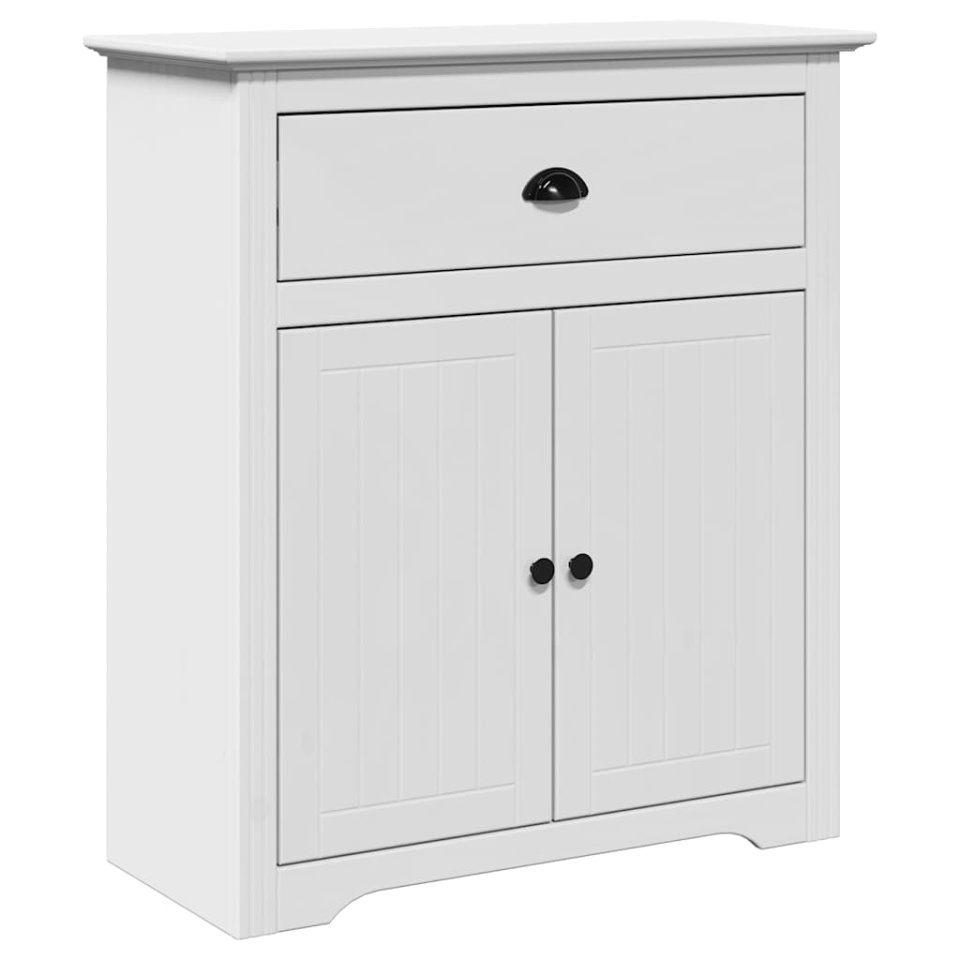 Dulap de hol „BODO” Alb 80x35x90 cm - 1 | YEO