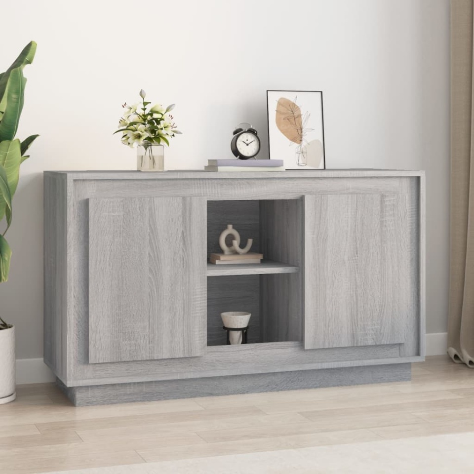 Dulap, gri sonoma, 102x35x60 cm, lemn compozit