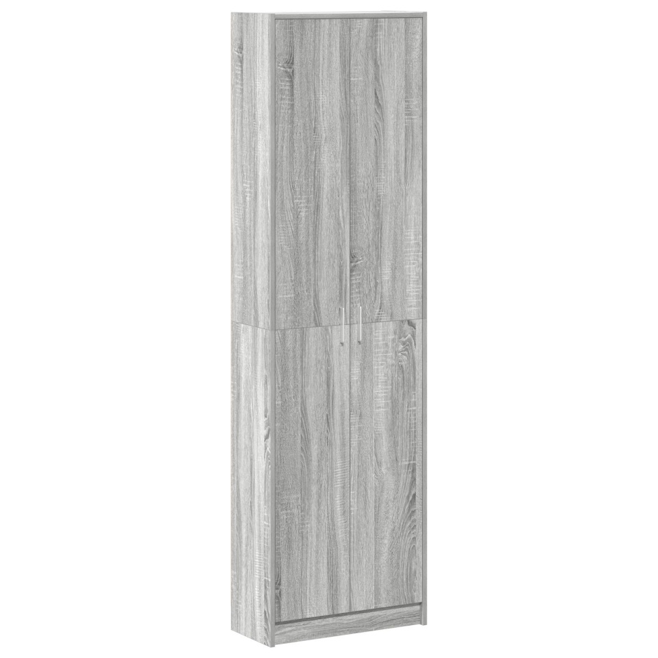 Dulap Gri Sonoma 55x25x189 cm din lemn prelucrat - 1 | YEO