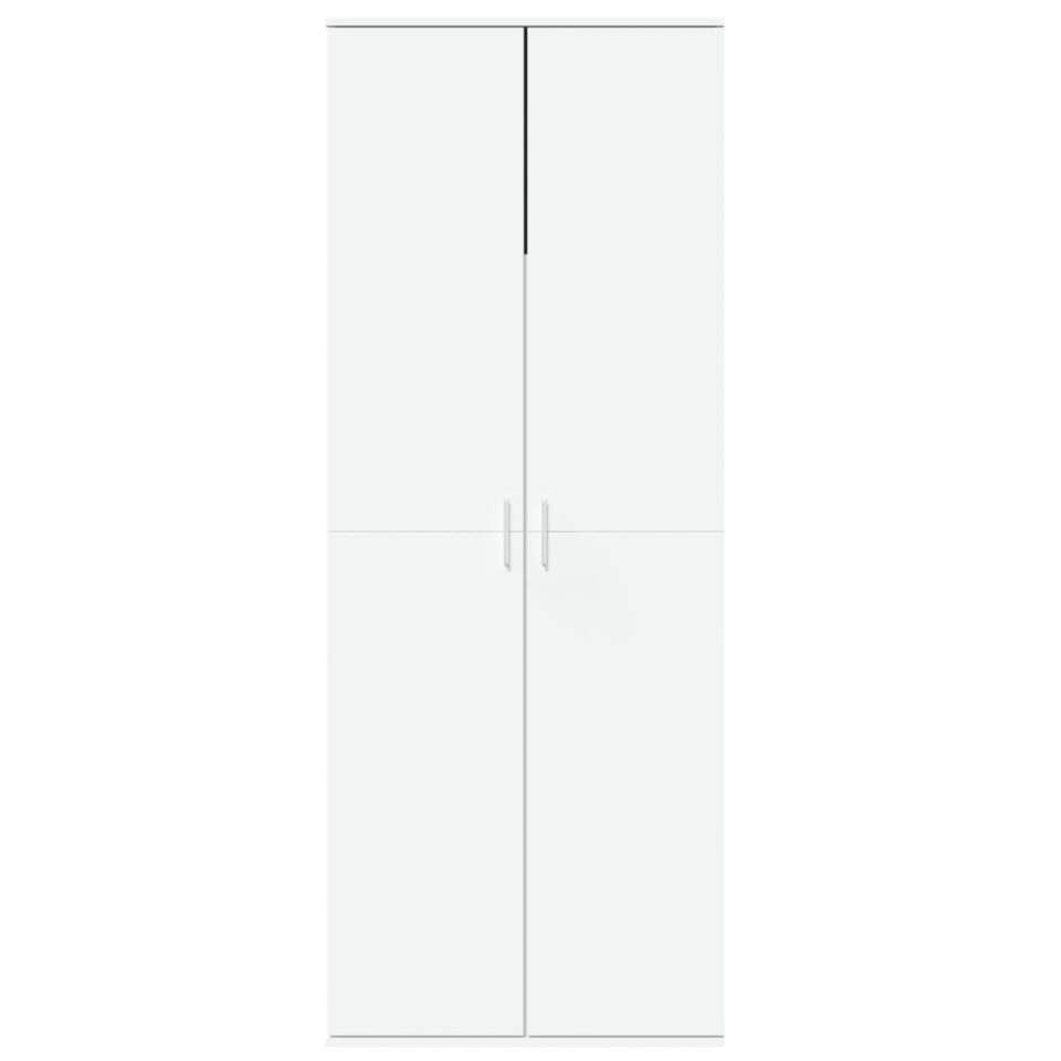 Dulap înalt, alb, 70x35x180 cm, lemn prelucrat - 2 | YEO