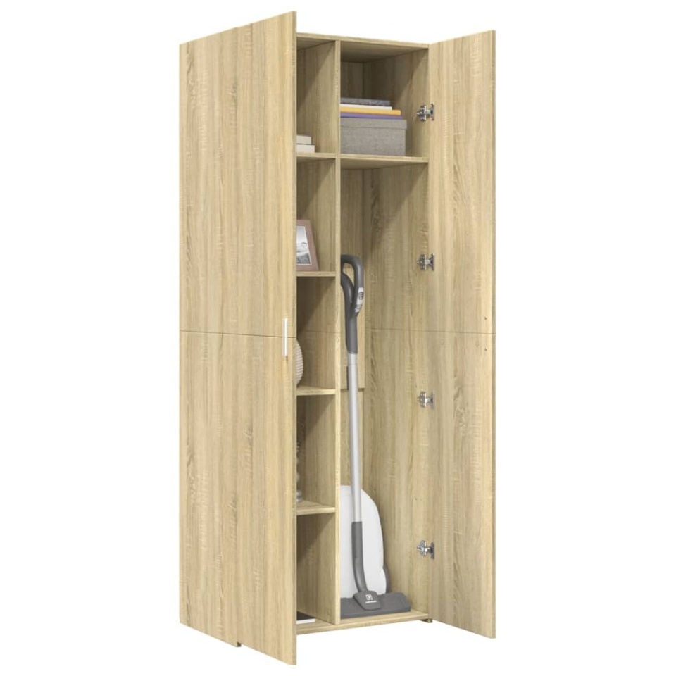 Dulap înalt, stejar sonoma, 70x42,5x185 cm, lemn prelucrat - 2 | YEO