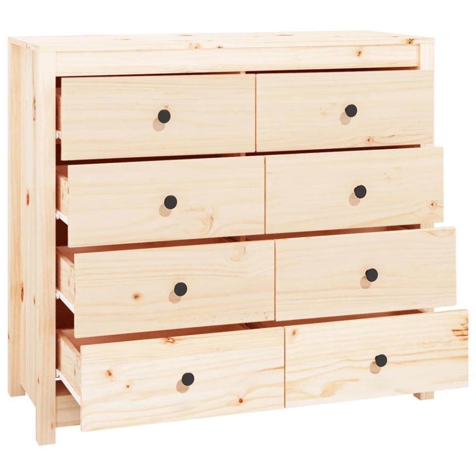 Dulap lateral, 100x40x90 cm, lemn masiv de pin - 2 | YEO