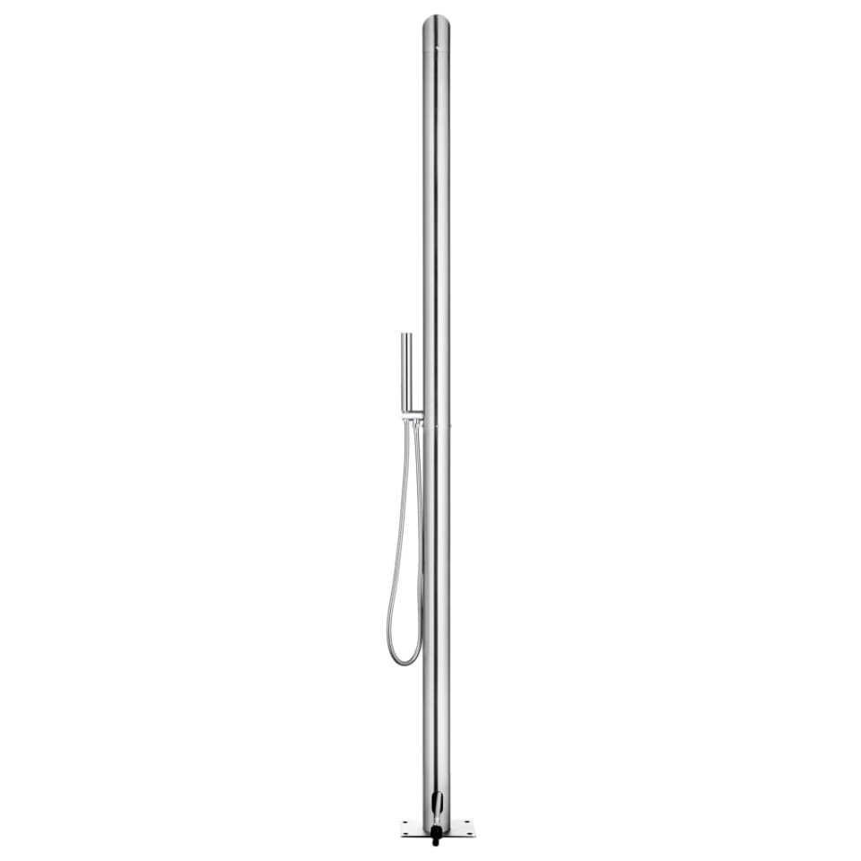 Duș pentru grădină, 220 cm, oțel inoxidabil - 4 | YEO