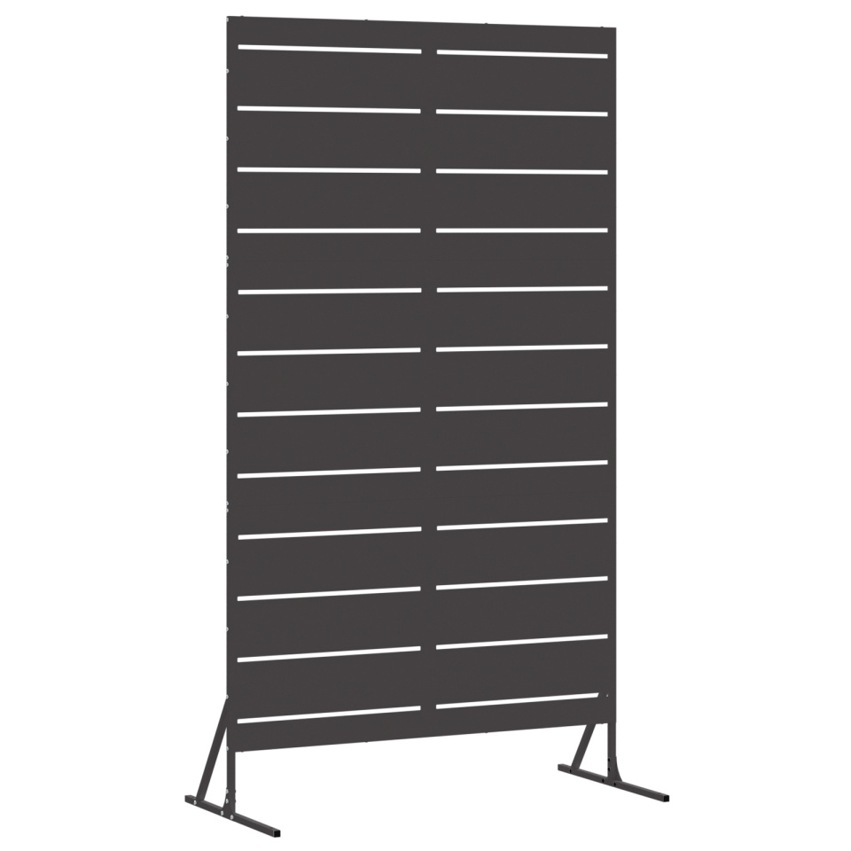 Ecran de intimitate 180 cm Oțel negru - 1 | YEO