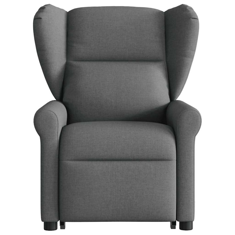 Fotoliu electric masaj rabatabil cu ridicare, gri închis textil - 3 | YEO