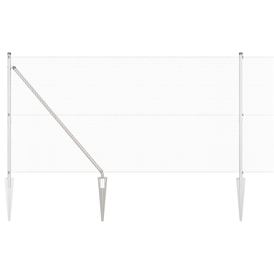 Gard Sârmă Sudată 13 Posturi Țepușe 1.2x25 m Oțel Galvanizat - 1 | YEO