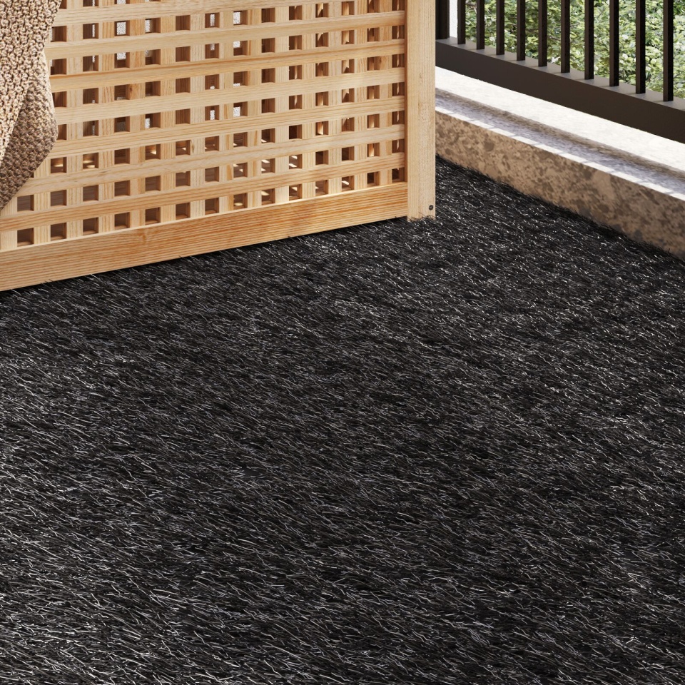 Gazon Artificial Negru 1x15 m 40 mm - 2 | YEO