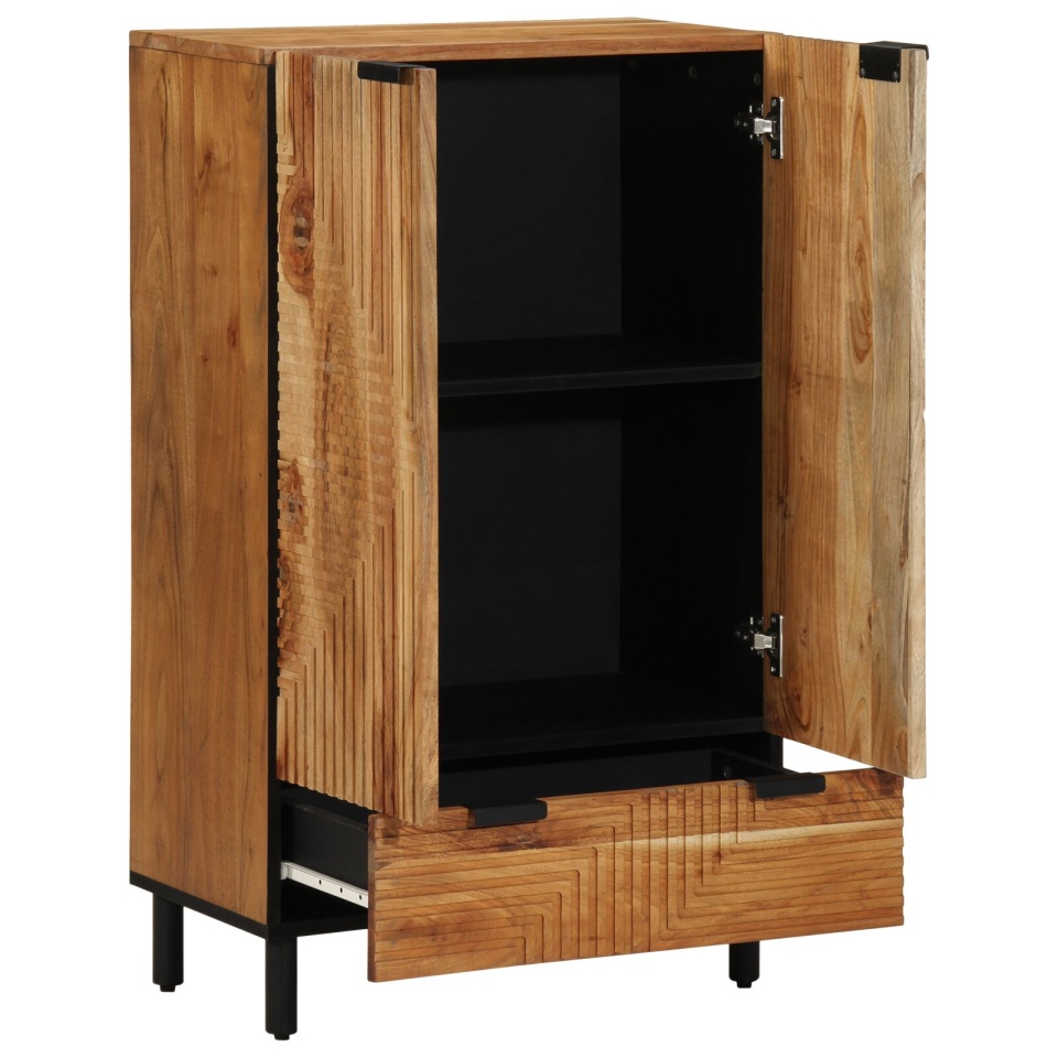 Highboard 60x33x100 cm Lemn Masiv de Acacia