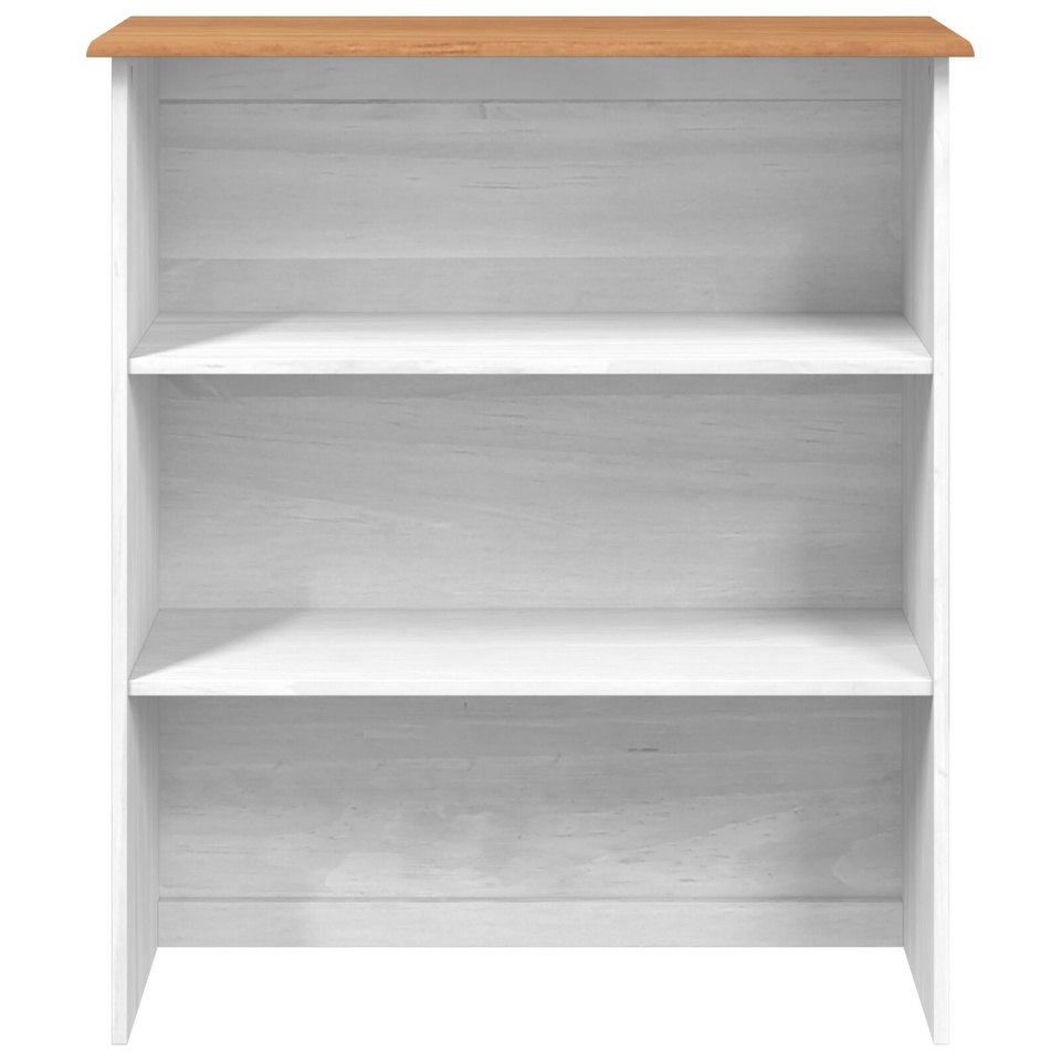 Hutch ASKIM Alb 91x30x104 cm Lemn masiv Pin - 3 | YEO