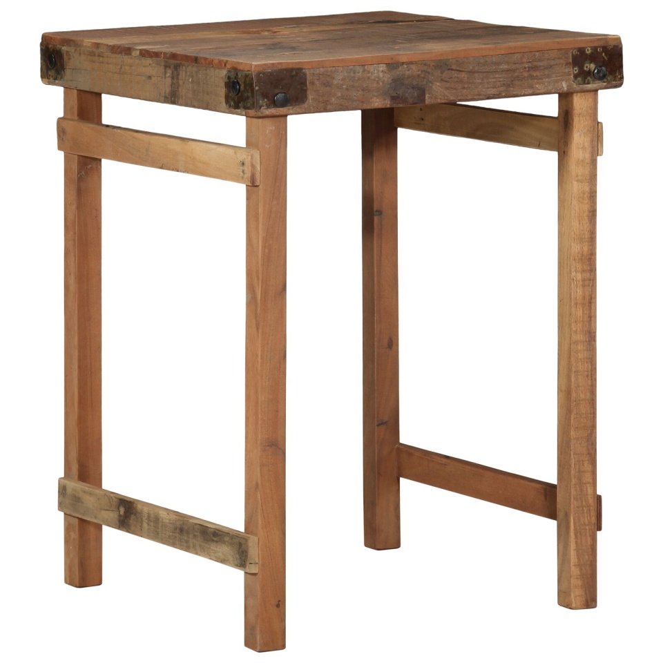 Masă de dining 55x60x76 cm Lemn reciclat - 2 | YEO