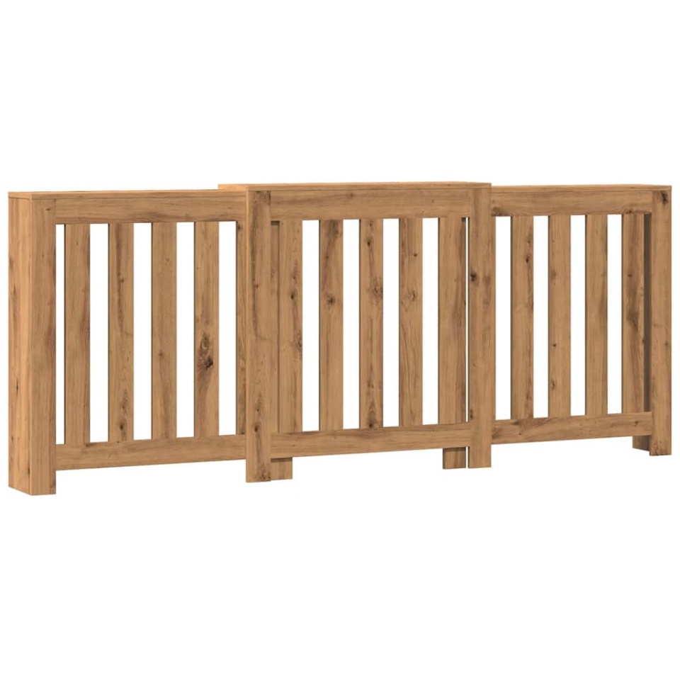 Mască pentru calorifer stejar artizanal 205x21,5x83,5 cm lemn - 1 | YEO