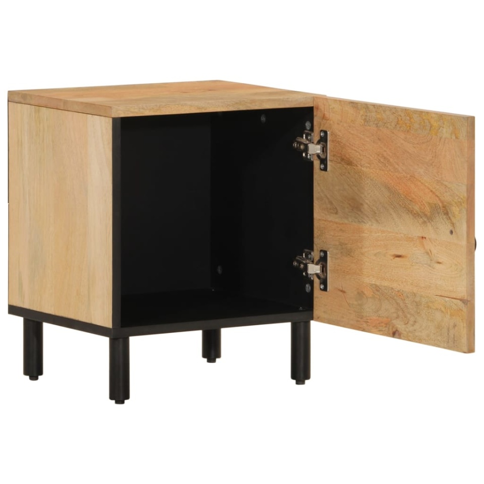Noptiere, 2 buc., 40x33x46 cm, lemn masiv de acacia - 3 | YEO