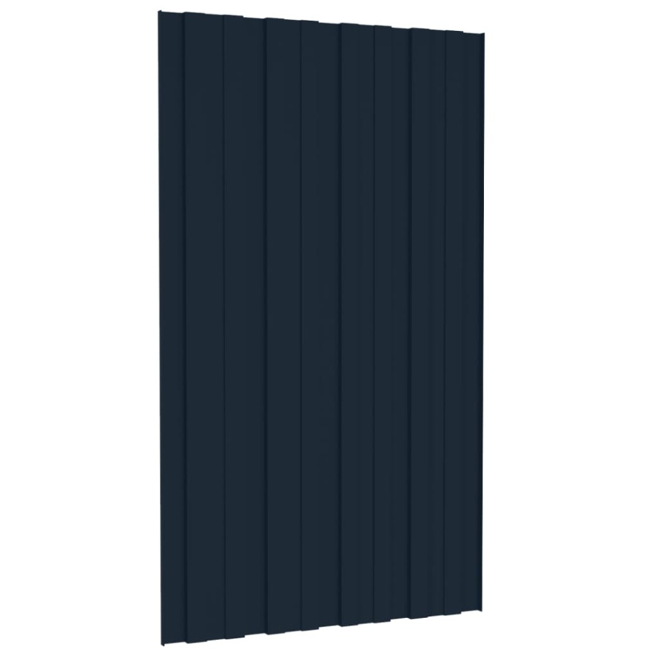 Panouri pentru acoperiș 36 buc antracit 80x45cm oțel galvanizat - 2 | YEO