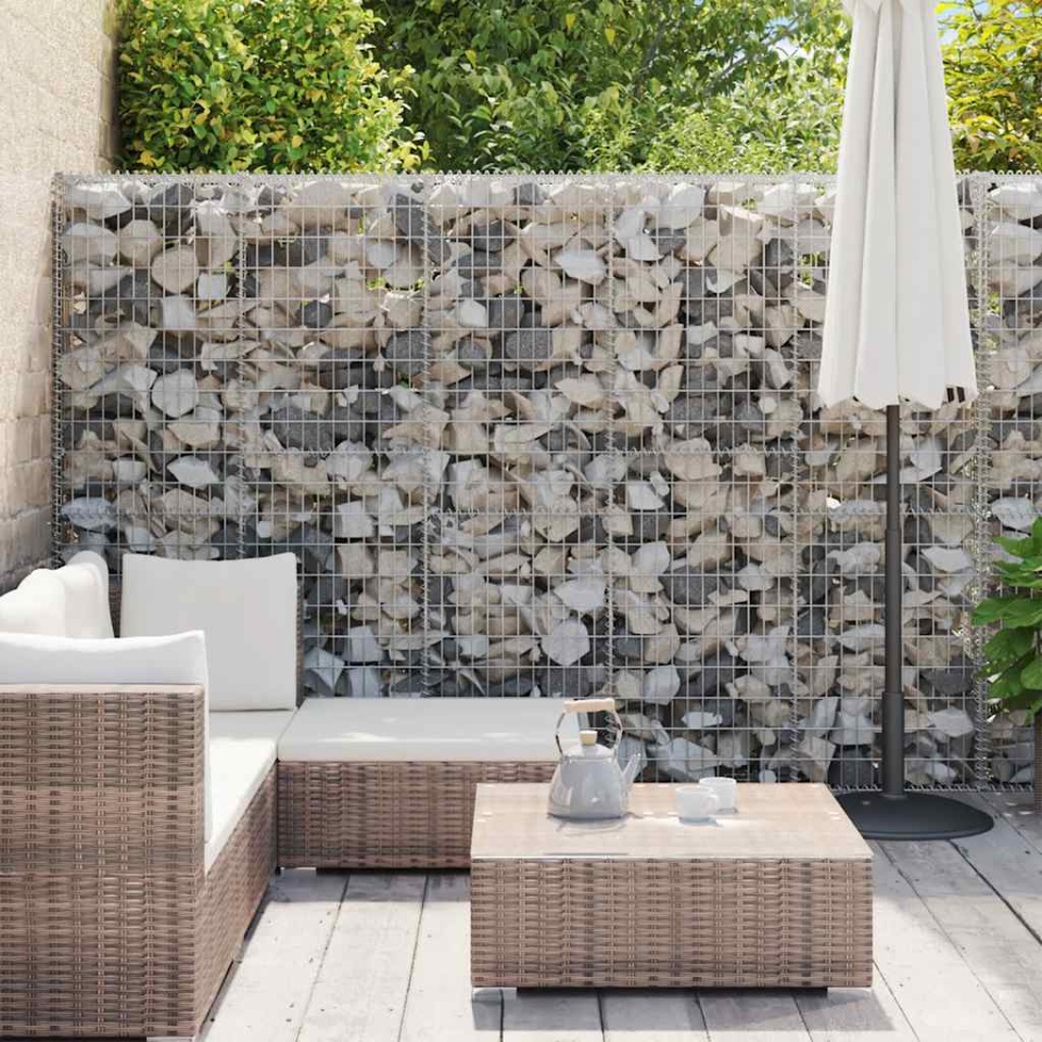 Perete gabion cu capace, 900 x 30 x 200 cm, oțel galvanizat - 2 | YEO
