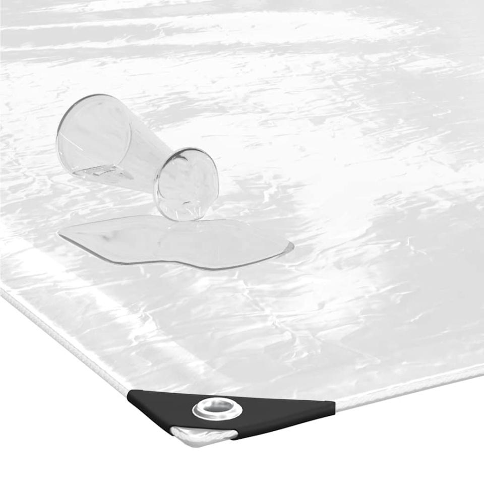 Prelata transparenta cu ochiuri 4x6 m PVC - 3 | YEO