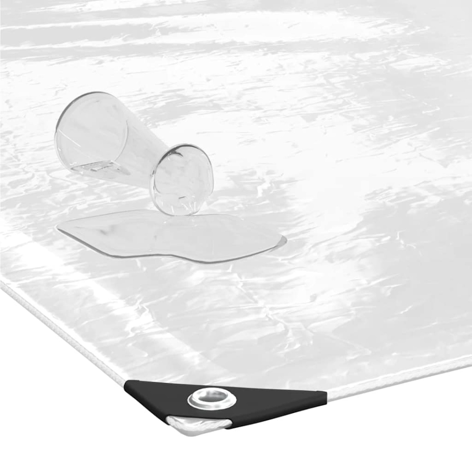 Prelata transparenta cu ochiuri 4x8 m PVC - 3 | YEO