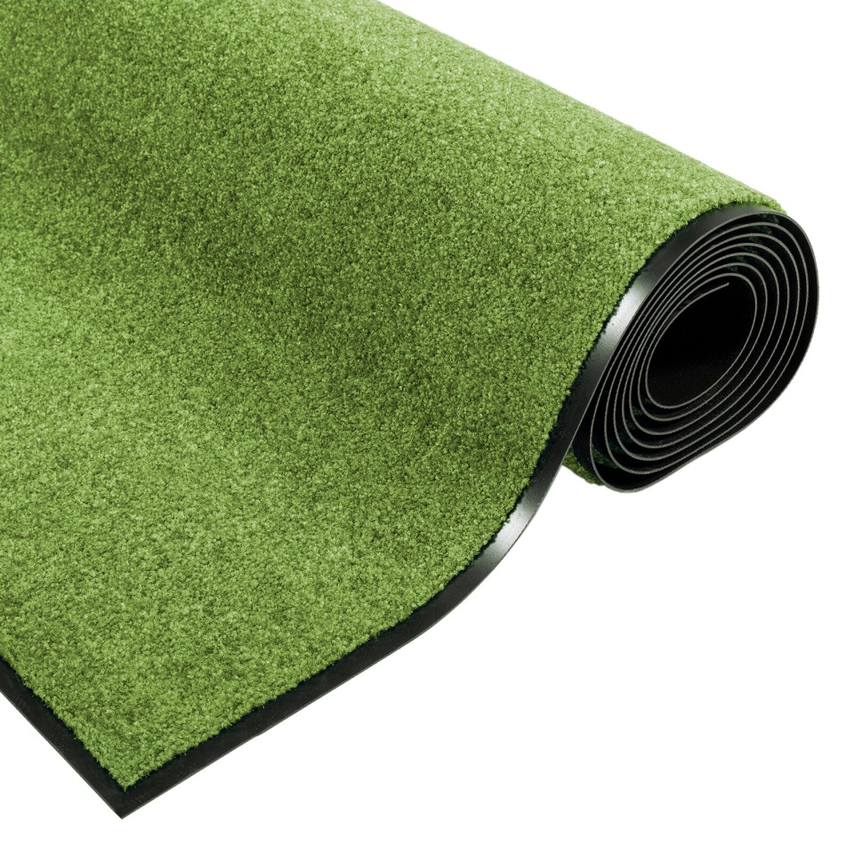 Preș de ușă care se spală, verde, 120x250 cm - 2 | YEO