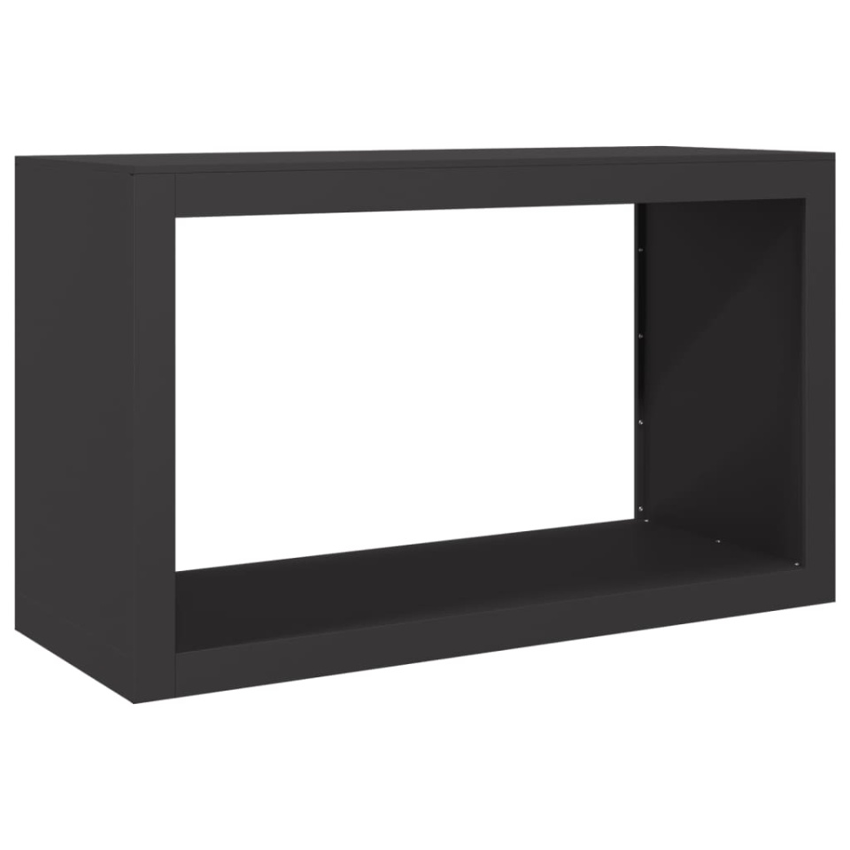 Rastel pentru lemne de foc, negru, 100x40x60 cm, oțel - 1 | YEO