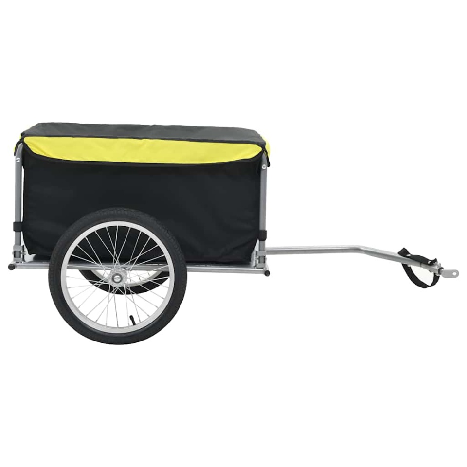 Remorcă de bicicletă, negru și galben, 65 kg - 1 | YEO