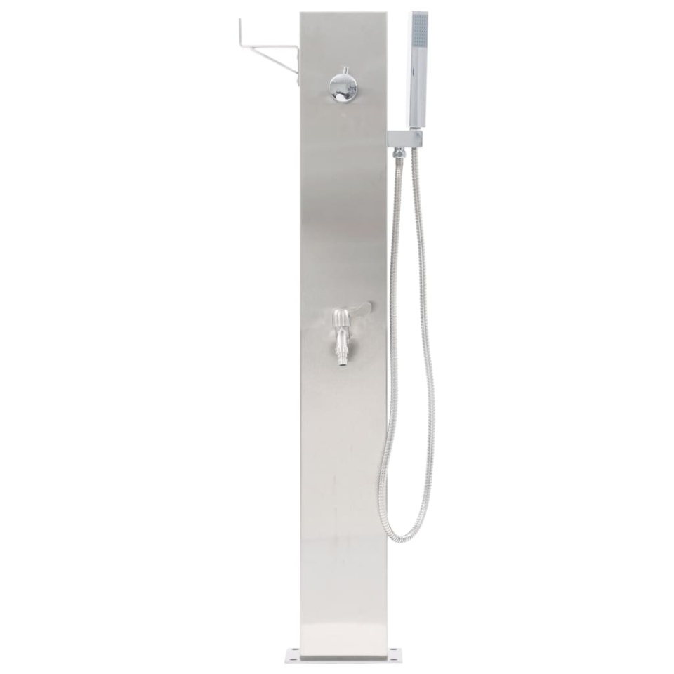 Robinet de duș pentru grădină, 110 cm, oțel inoxidabil - 3 | YEO
