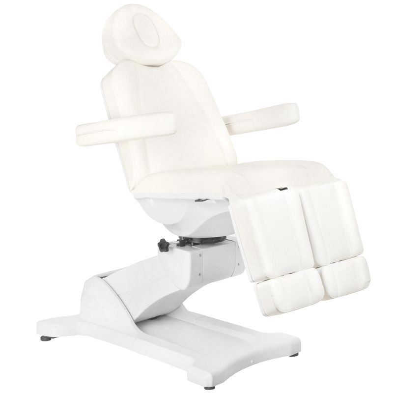 Scaun electric cosmetic azzurro 869as pedi 5 motor rotativ alb