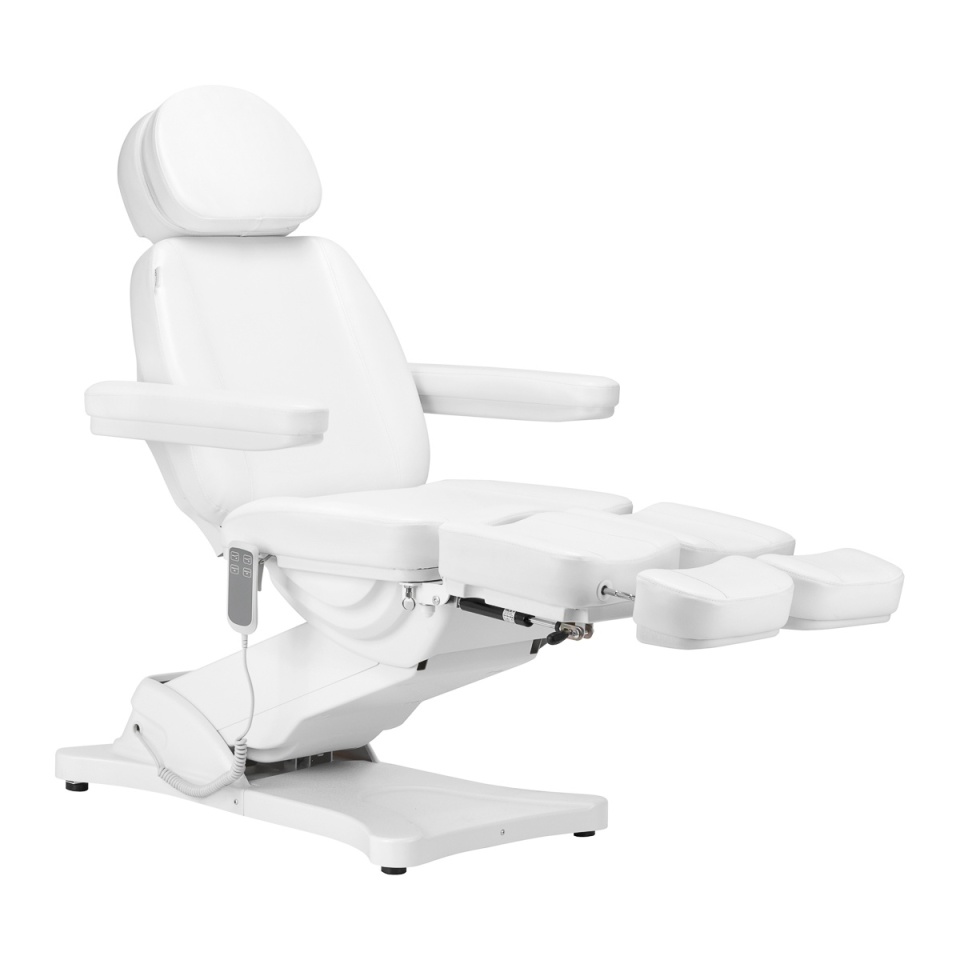 Scaun electric cosmetic SILLON CLASSIC 2 motoare pedi alb - 2 | YEO