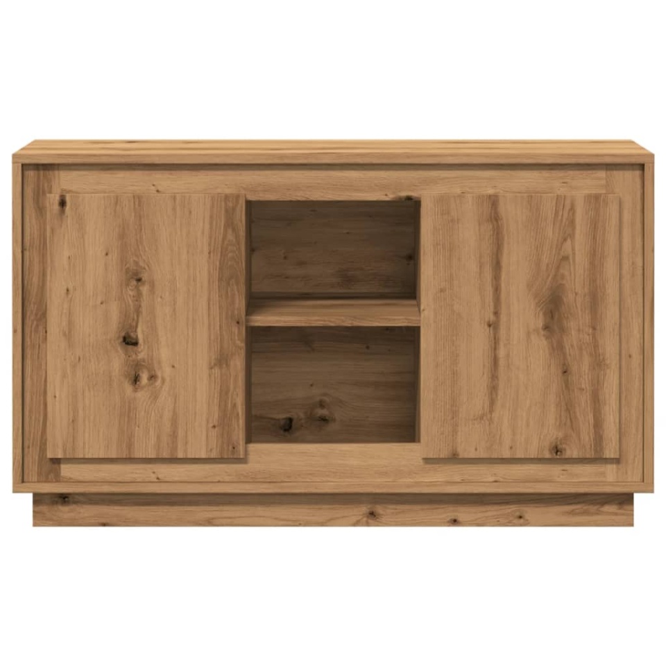Servantă, stejar artizanal, 102x35x60 cm, lemn prelucrat - 3 | YEO