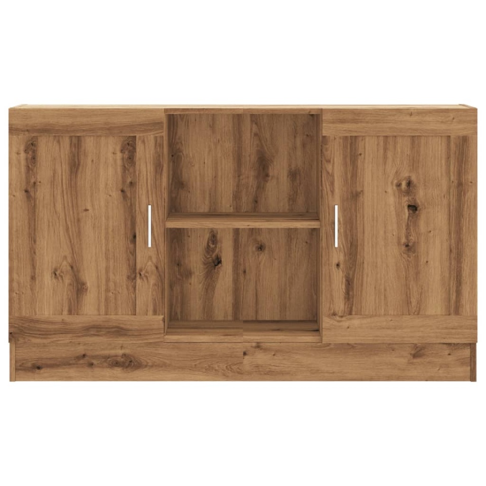Servantă, stejar artizanal, 120x30,5x70 cm, lemn prelucrat - 3 | YEO