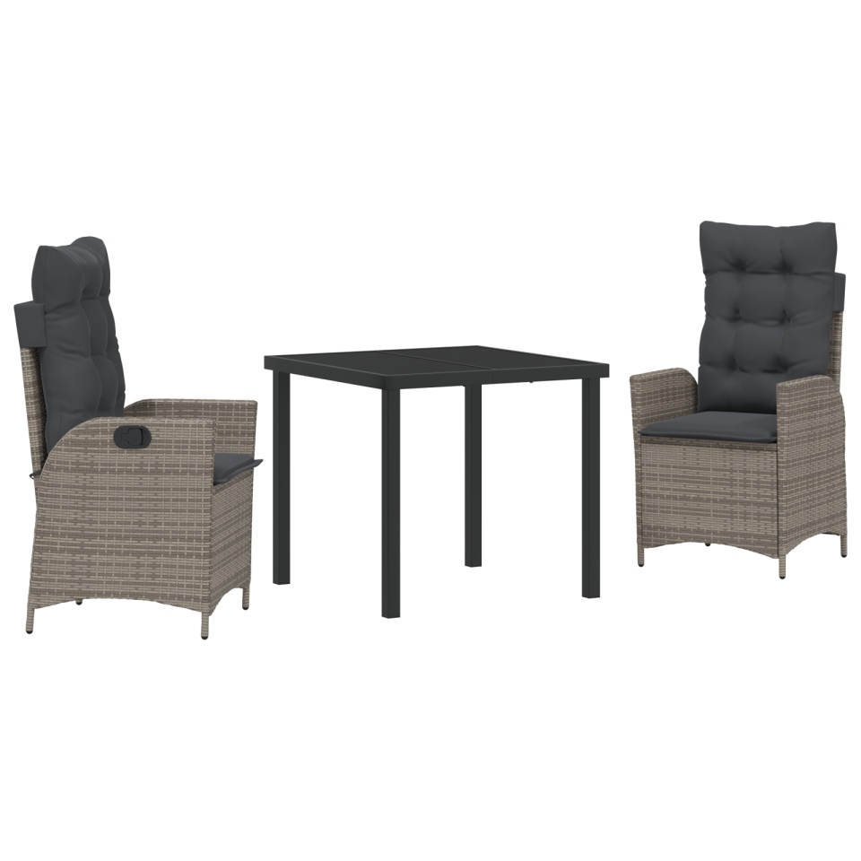 Set de 2 Gri Ratan PE Standard Huse detașabile - 1 | YEO