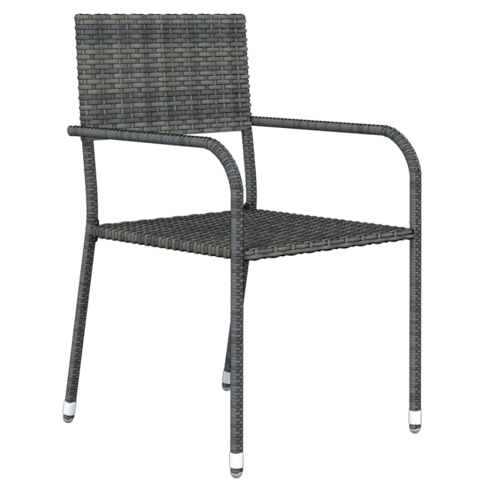 Set de mobilier pentru grădină, 3 piese, gri - 2 | YEO