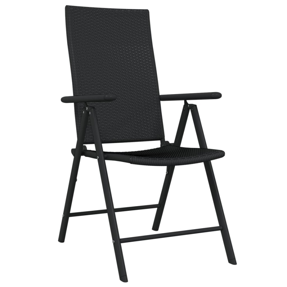 Set de servit masa pentru grădină, 5 piese, negru - 2 | YEO