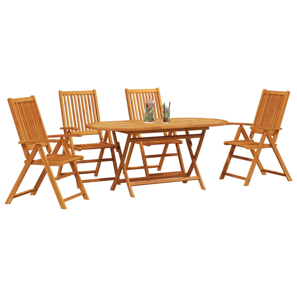 Set dining grădină , 5 piese, lemn acacia - 2 | YEO
