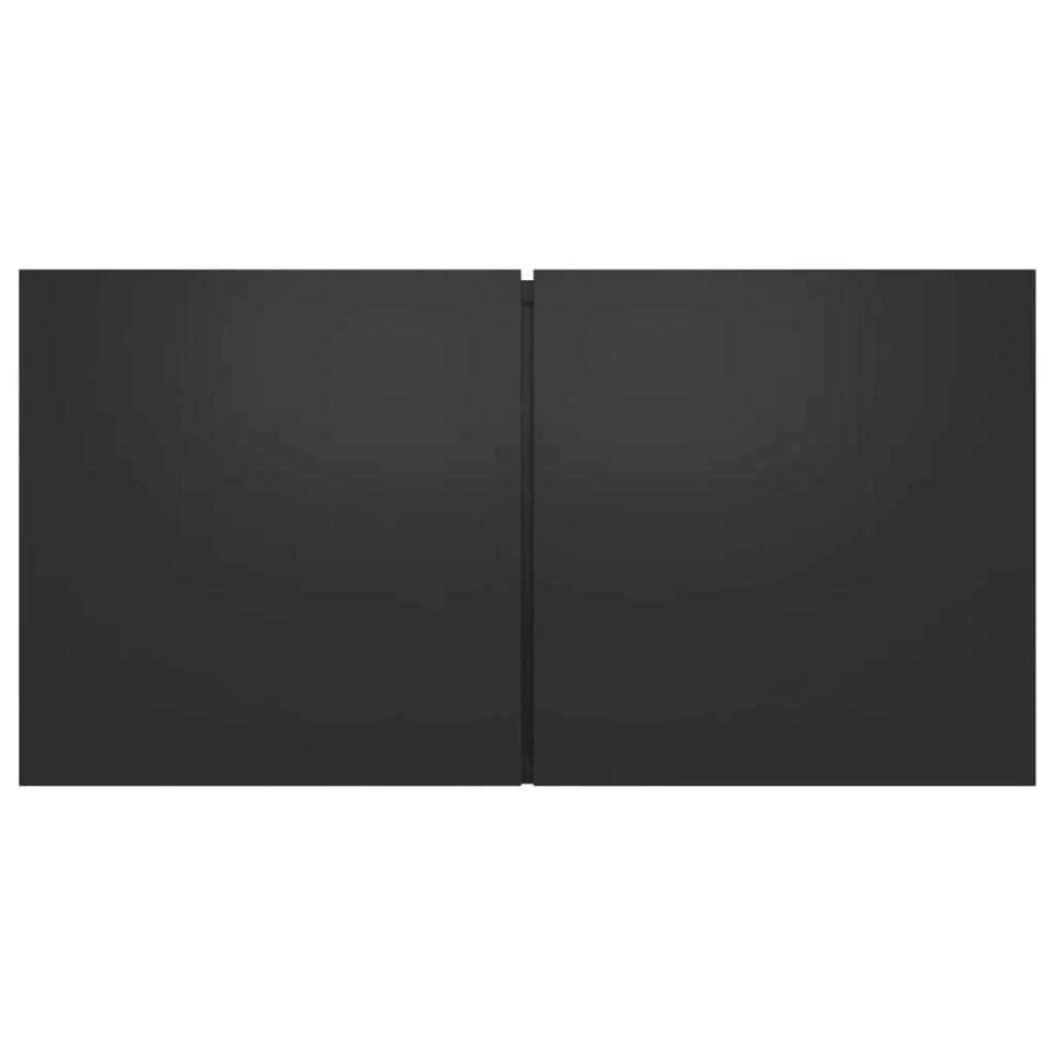Set dulap TV,5 piese, negru, lemn prelucrat - 4 | YEO