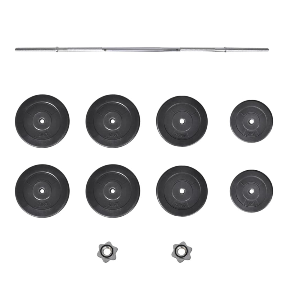 Set halteră cu greutăți, 60 kg - 3 | YEO