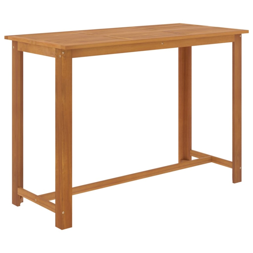 Set mobilier bar de grădină, 7 piese, maro - 2 | YEO
