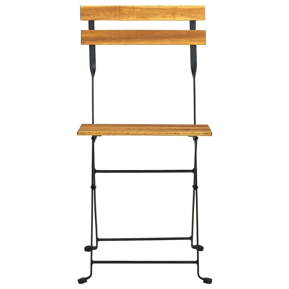 Set mobilier de exterior pliabil, 5 piese, lemn masiv de acacia - 3 | YEO