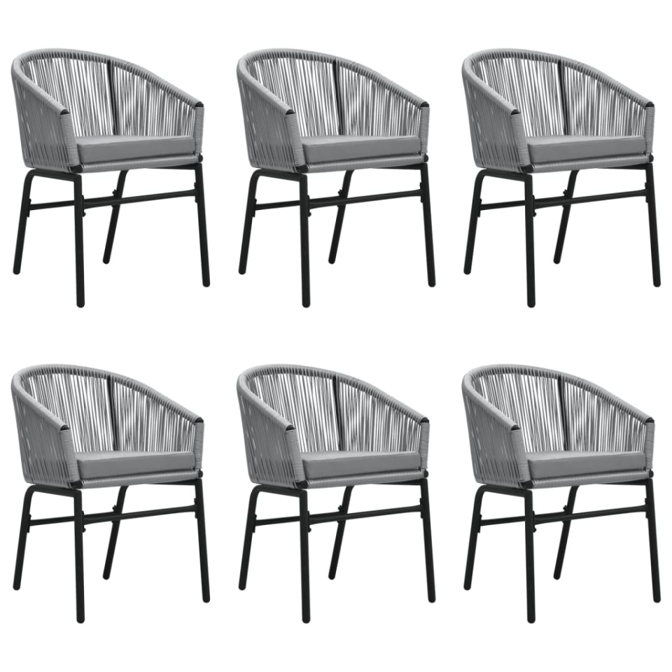 Set mobilier de grădină, 7 piese, gri - 2 | YEO
