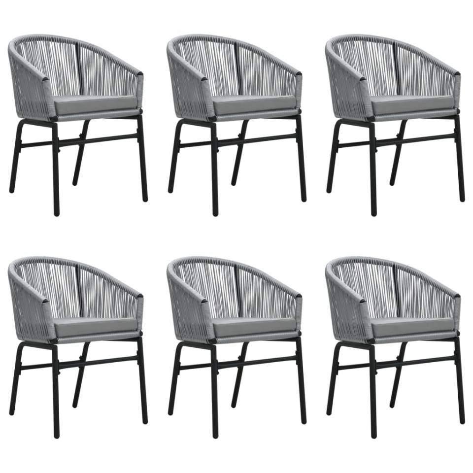 Set mobilier de grădină, 7 piese, gri - 2 | YEO