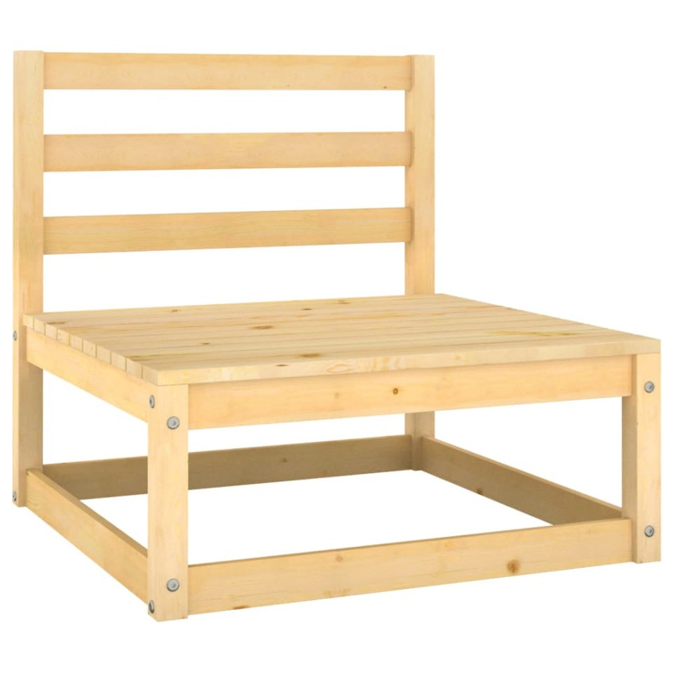 Set mobilier de grădină cu perne, 6 piese, lemn masiv de pin - 3 | YEO