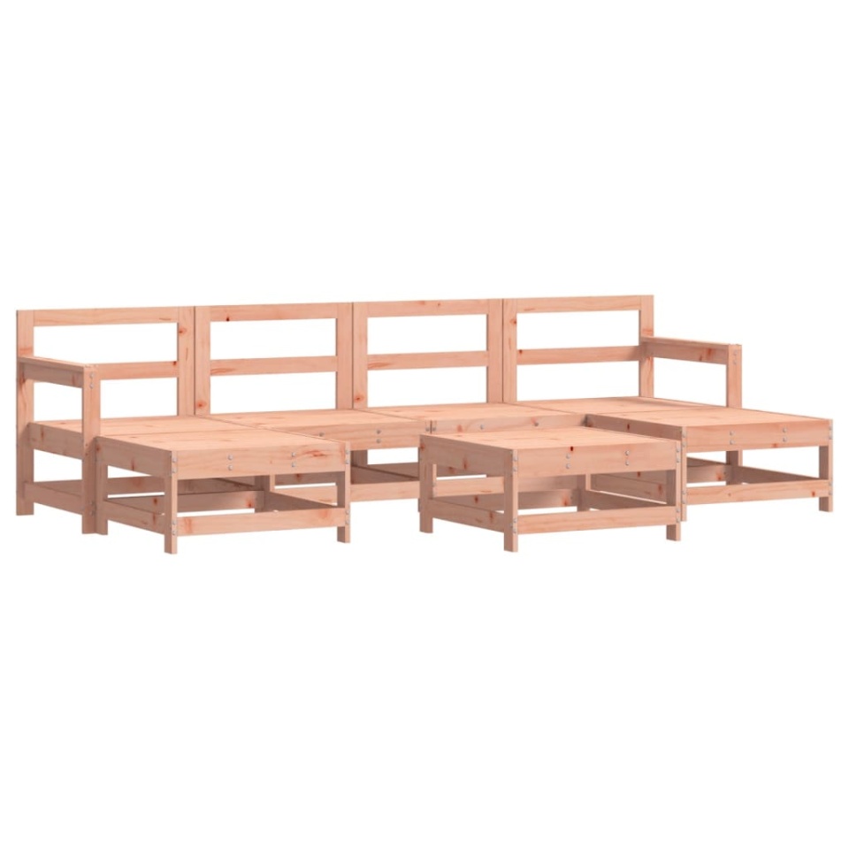 Set mobilier de grădină cu perne, 7 piese, lemn masiv douglas - 2 | YEO